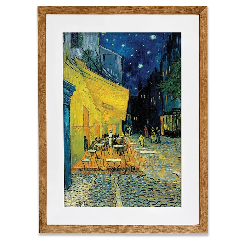 Cafe Terrace At Night Framed Art Print Cafe Terrace At Night Framed Art Print wall art product Vincent Van Gogh