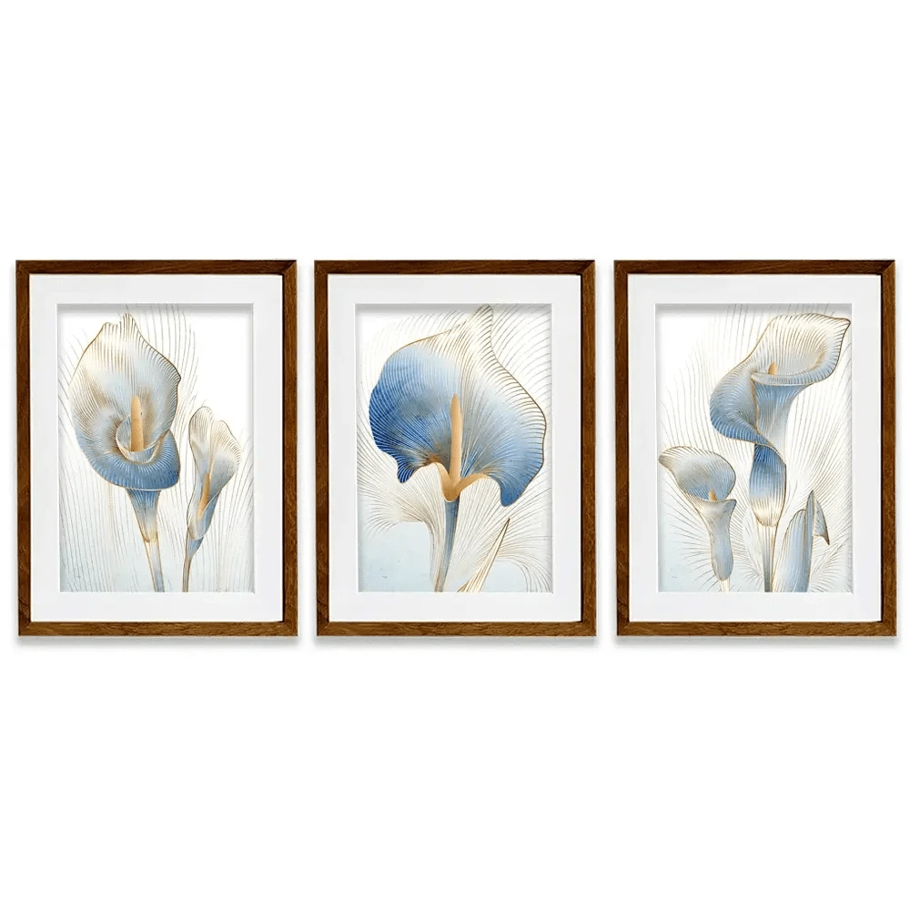 Calla Lily Framed Art Print Trio Calla Lily Framed Art Print Trio wall art product Aleshyn_Andrei / Shutterstock