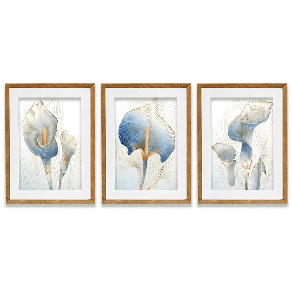 Calla Lily Framed Art Print Trio Calla Lily Framed Art Print Trio wall art product Aleshyn_Andrei / Shutterstock