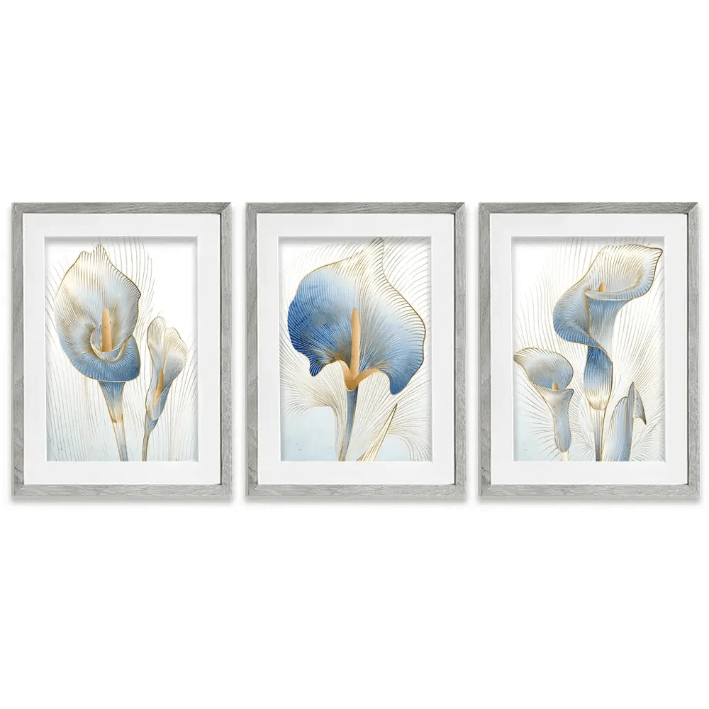 Calla Lily Framed Art Print Trio Calla Lily Framed Art Print Trio wall art product Aleshyn_Andrei / Shutterstock