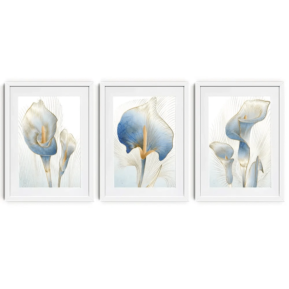 Calla Lily Framed Art Print Trio Calla Lily Framed Art Print Trio wall art product Aleshyn_Andrei / Shutterstock