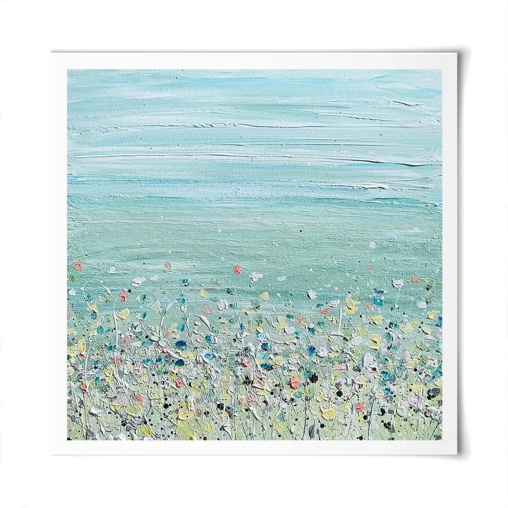 Calmness Square Art Print Calmness Square Art Print wall art product Charlotte Anna Reed