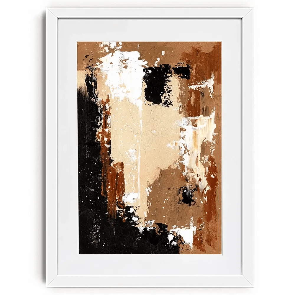 Cappuccino Abstract Framed Art Print Cappuccino Abstract Framed Art Print wall art product Svetlana Aleynikova