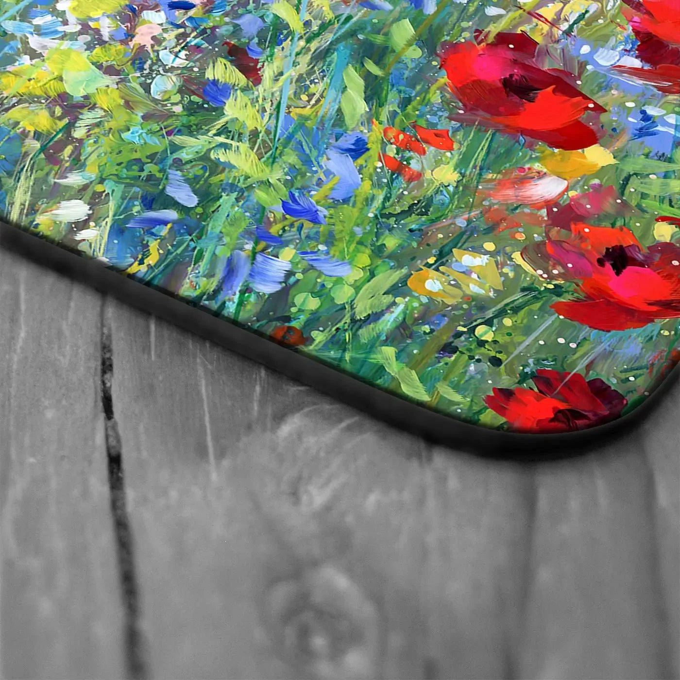 Cardinal Among The Wildflowers Coaster Set Rainbow Soul Tree Coaster Set | Rainbow Soul Tree Art Coasters wall art product Leon Devenice
