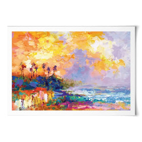 Caribbean Coast Art Print Caribbean Coast Art Print wall art product Leon Devenice