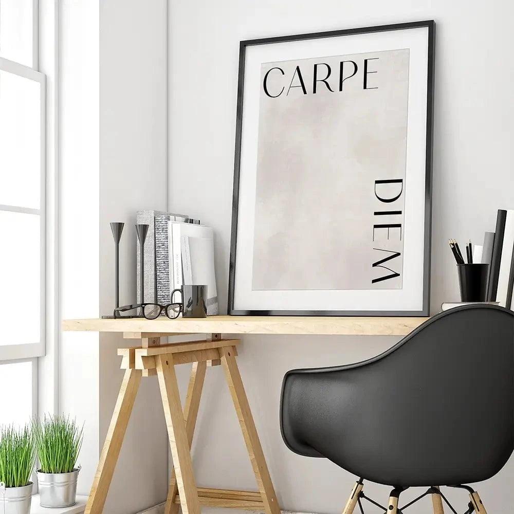 Carpe Diem Framed Art Print Carpe Diem Framed Art Print wall art product Treechild