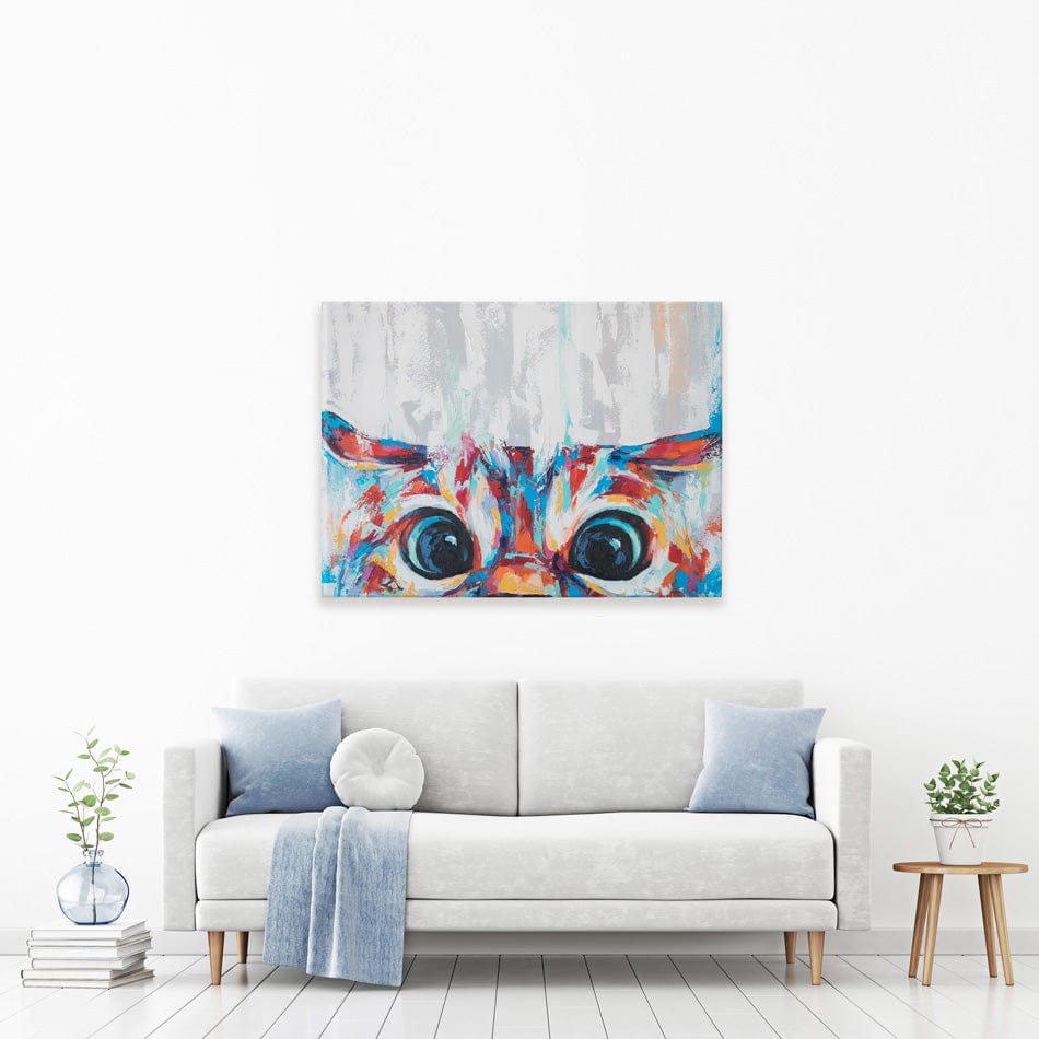 Cat Eyes Canvas Print wall art product Mari Dein / Shutterstock