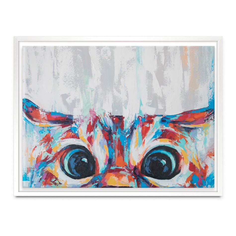 Cat Eyes Canvas Print wall art product Mari Dein / Shutterstock