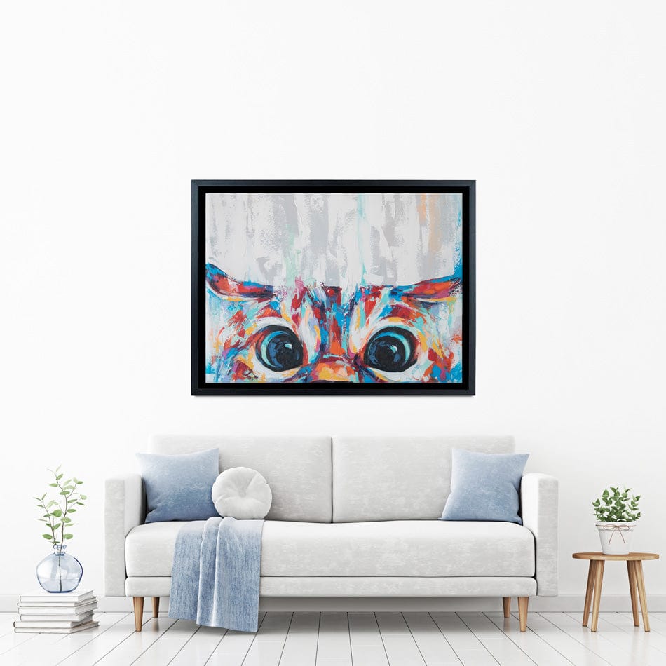 Cat Eyes Canvas Print wall art product Mari Dein / Shutterstock