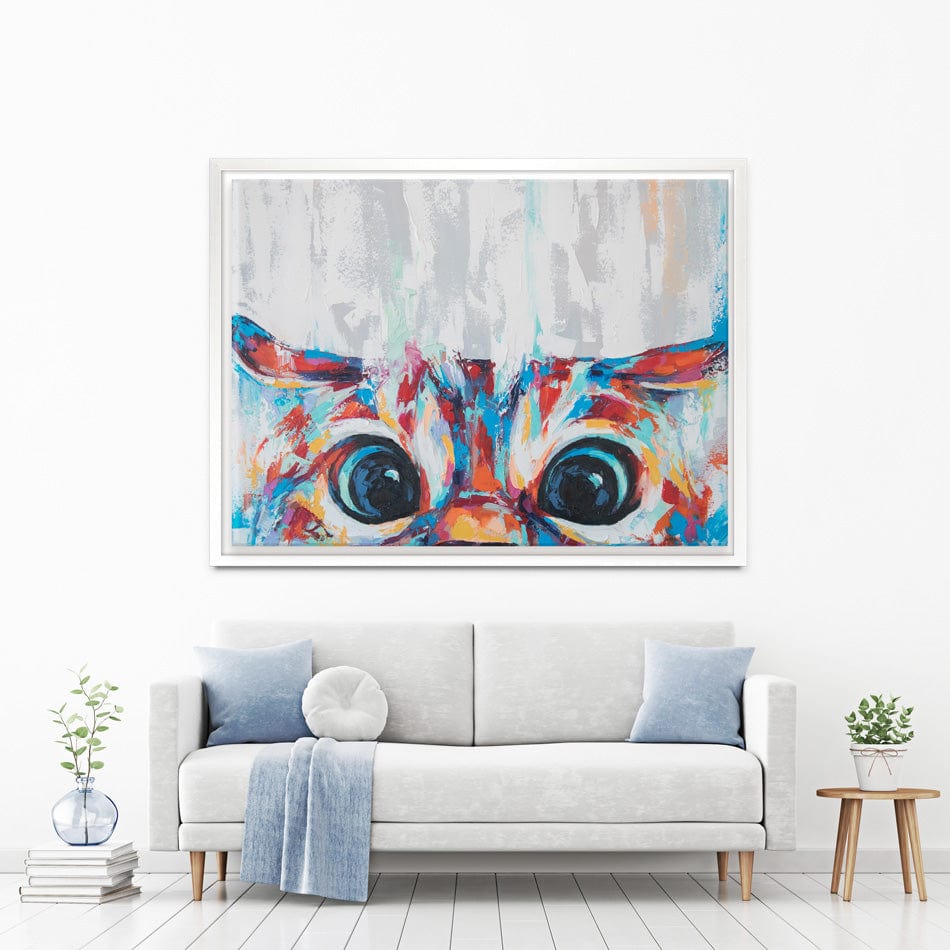 Cat Eyes Canvas Print wall art product Mari Dein / Shutterstock