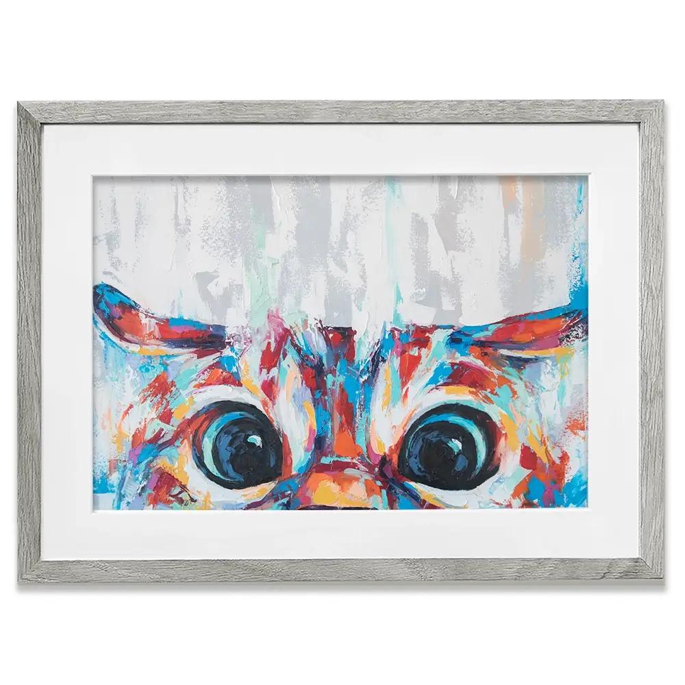 Cat Eyes Framed Art Print Cat Eyes Framed Art Print wall art product Mari Dein / Shutterstock