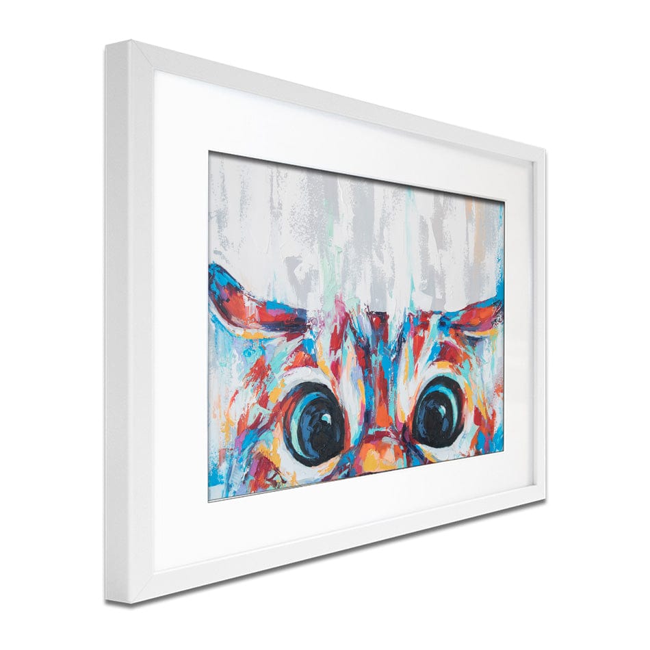 Cat Eyes Framed Art Print wall art product Mari Dein / Shutterstock