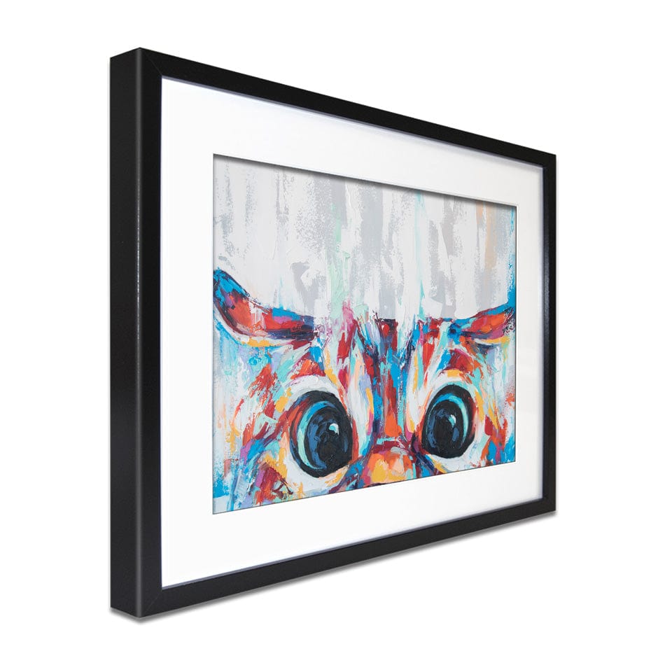 Cat Eyes Framed Art Print wall art product Mari Dein / Shutterstock