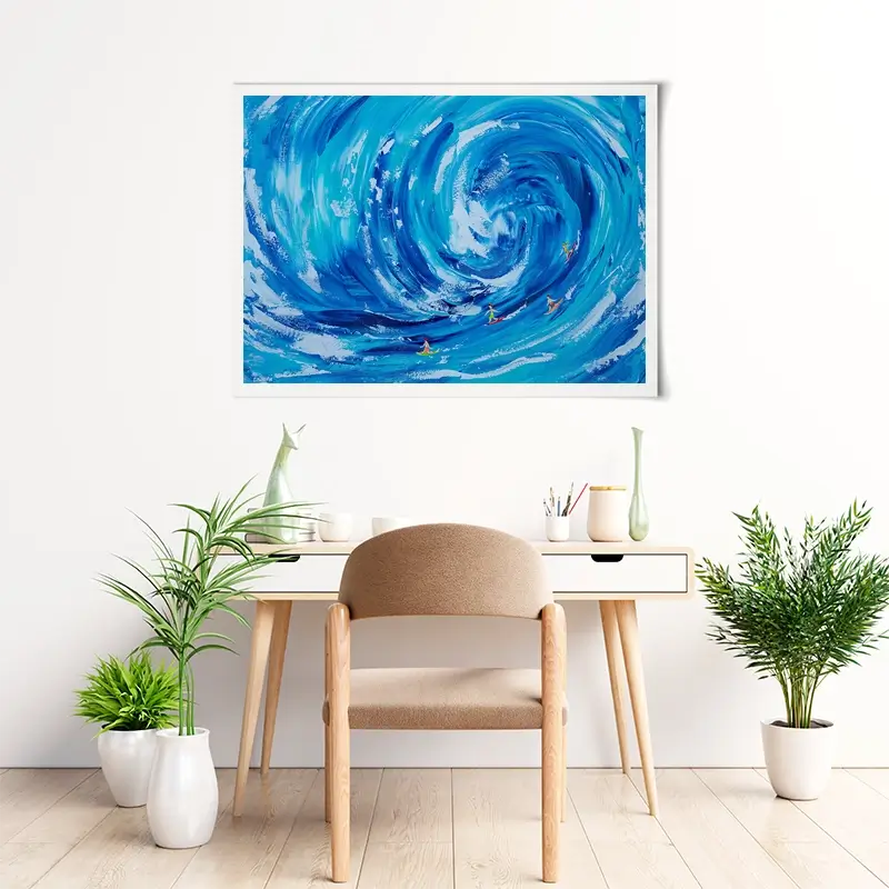 Catch A Wave Art Print Catch A Wave Art Print wall art product Estelle Grengs - Independent