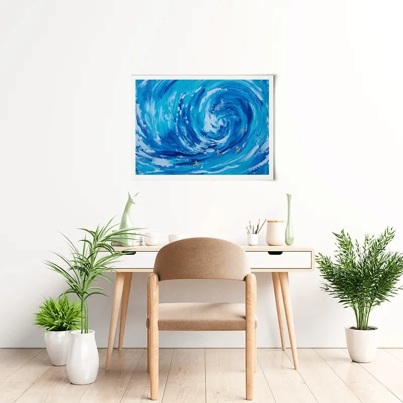 Catch A Wave Art Print Catch A Wave Art Print wall art product Estelle Grengs - Independent