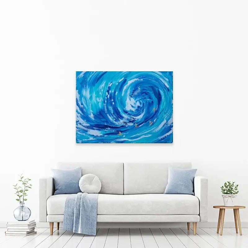 Catch A Wave Canvas Print Catch A Wave Canvas Print wall art product Estelle Grengs - Independent