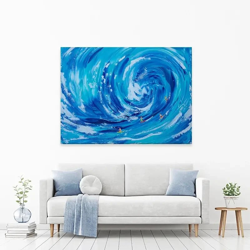 Catch A Wave Canvas Print Catch A Wave Canvas Print wall art product Estelle Grengs - Independent