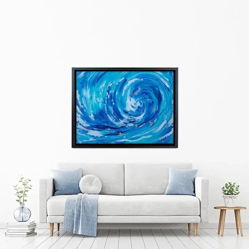 Catch A Wave Canvas Print Catch A Wave Canvas Print wall art product Estelle Grengs - Independent