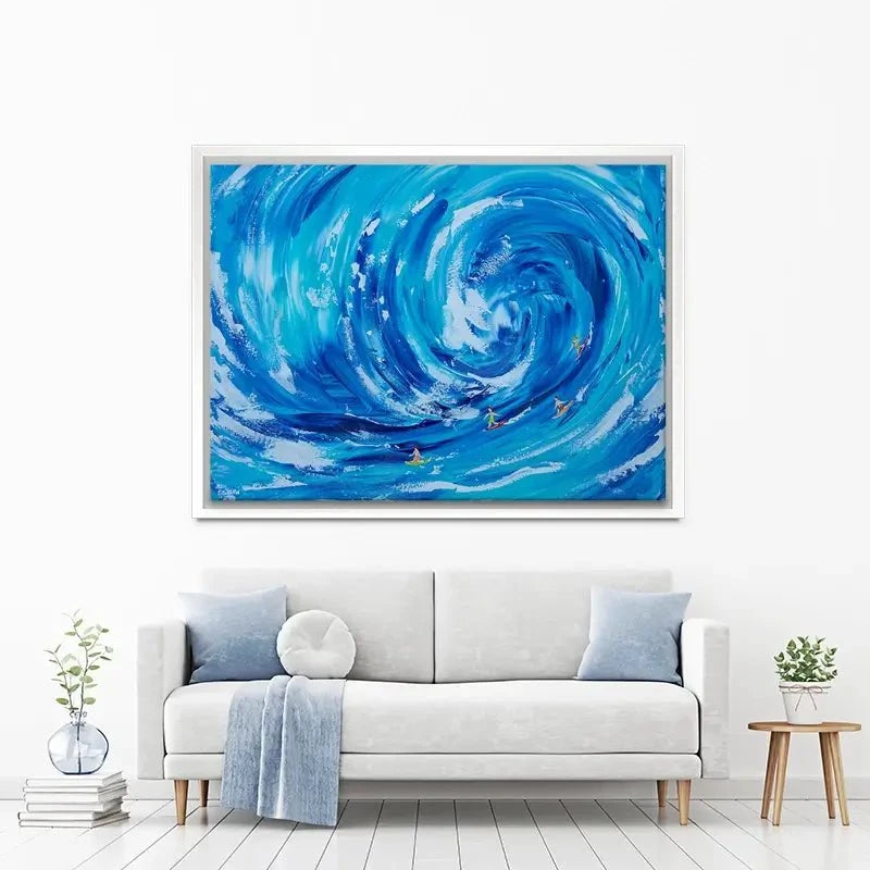 Catch A Wave Canvas Print Catch A Wave Canvas Print wall art product Estelle Grengs - Independent