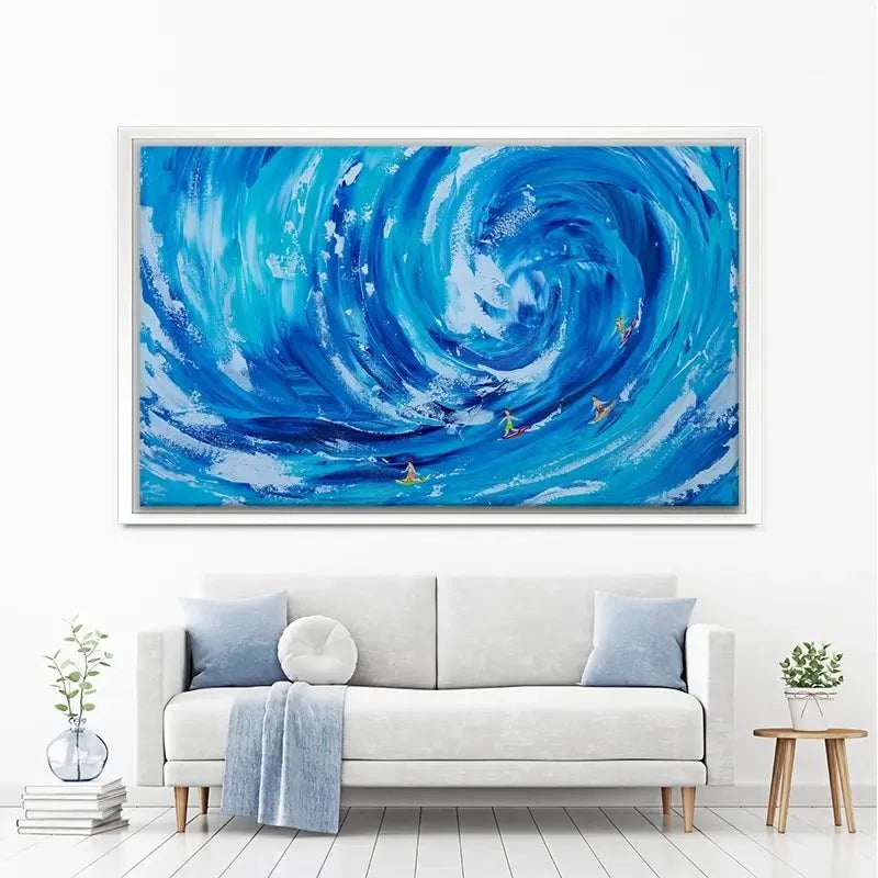 Catch A Wave Canvas Print Catch A Wave Canvas Print wall art product Estelle Grengs - Independent