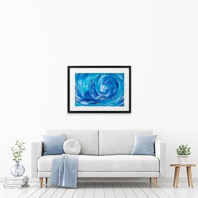 Catch A Wave Framed Art Print Catch A Wave Framed Art Print wall art product Estelle Grengs - Independent