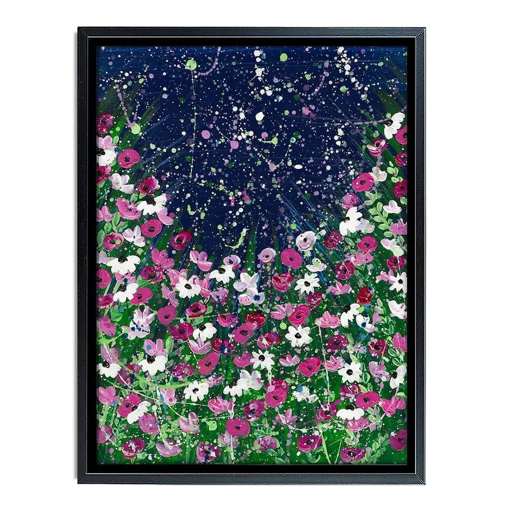 Celestial Blooms Canvas Print Celestial Blooms Canvas Print wall art product Emma LC Art