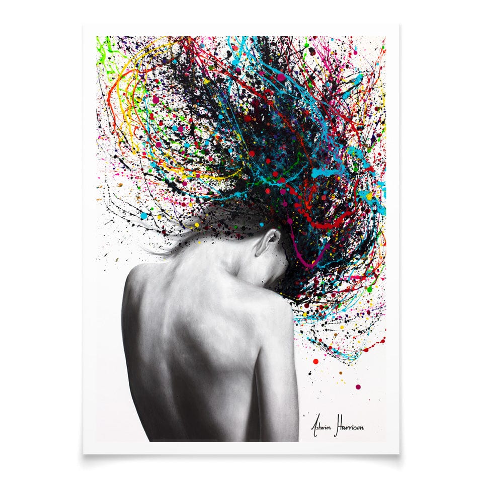 Cerebral Swirl Art Print wall art product / Shutterstock