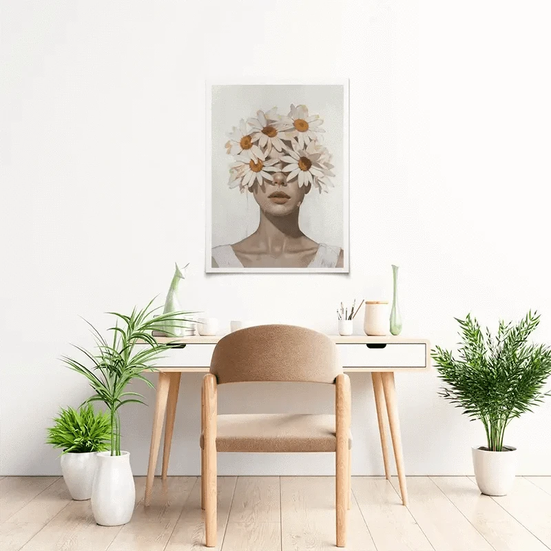 Chamomile Lady Art Print Chamomile Lady Art Print wall art product Svetlana Aleynikova