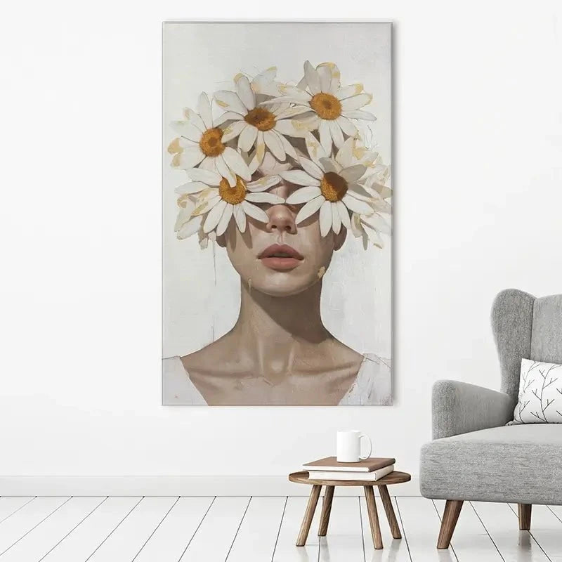 Chamomile Lady Canvas Print Chamomile Lady Canvas Print wall art product Svetlana Aleynikova