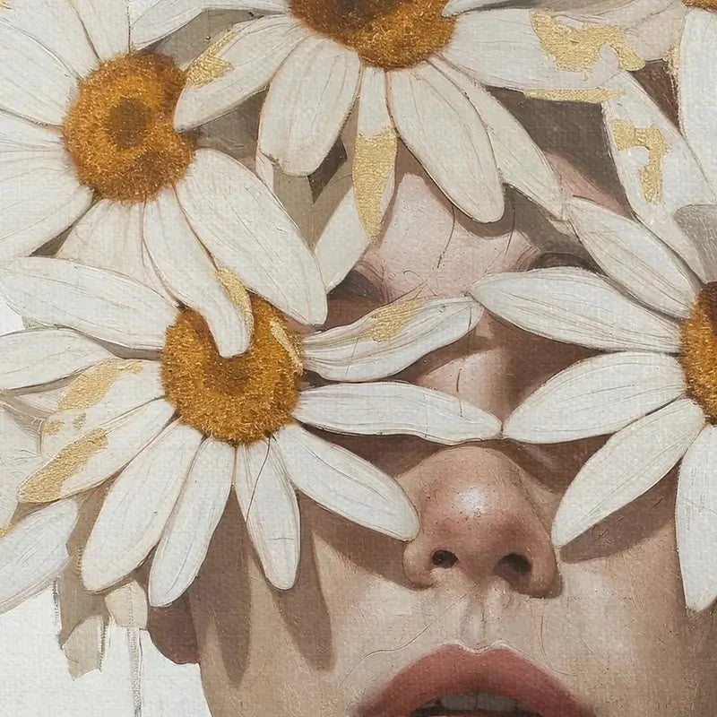 Chamomile Lady Framed Art Print Chamomile Lady Framed Art Print wall art product Svetlana Aleynikova