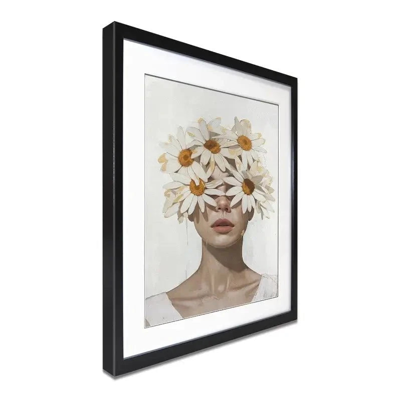 Chamomile Lady Framed Art Print Chamomile Lady Framed Art Print wall art product Svetlana Aleynikova