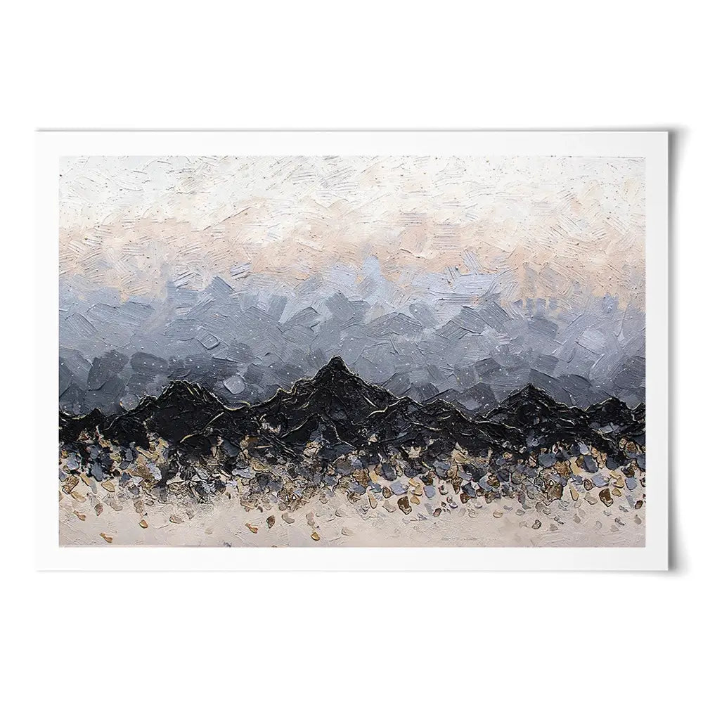 Champagne Peaks Art Print Champagne Peaks Art Print wall art product Nada Khatib