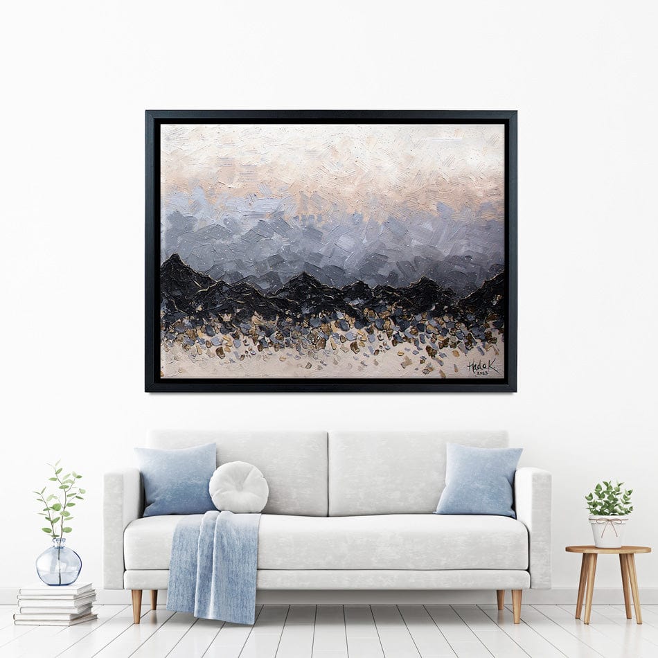 Champagne Peaks Canvas Print wall art product Expression By Nada