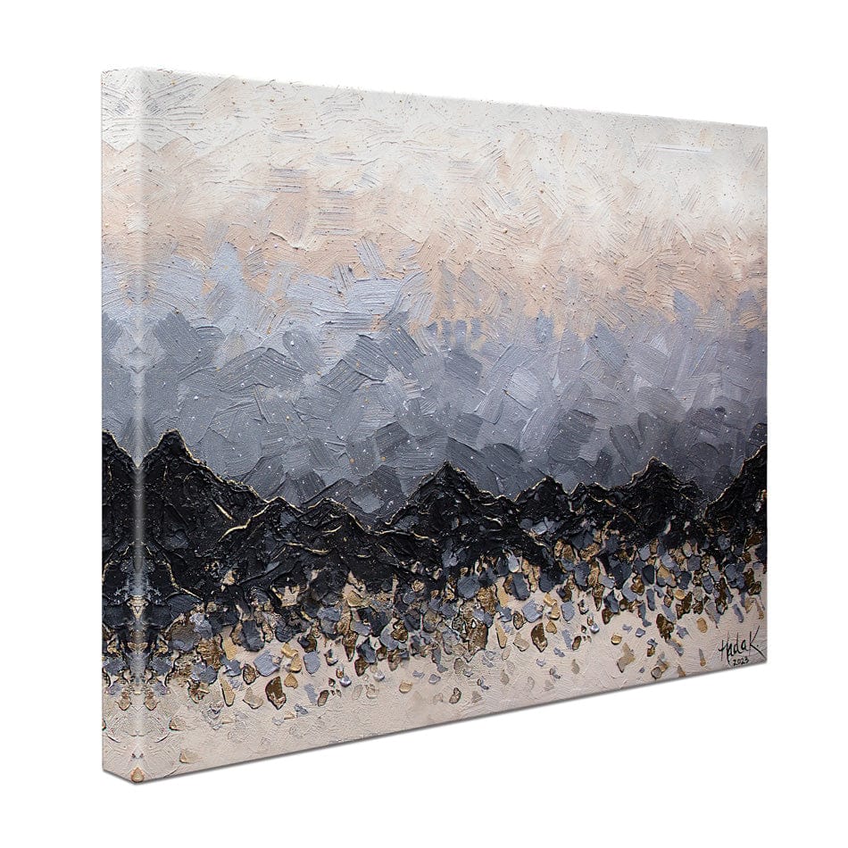 Champagne Peaks Canvas Print wall art product Expression By Nada