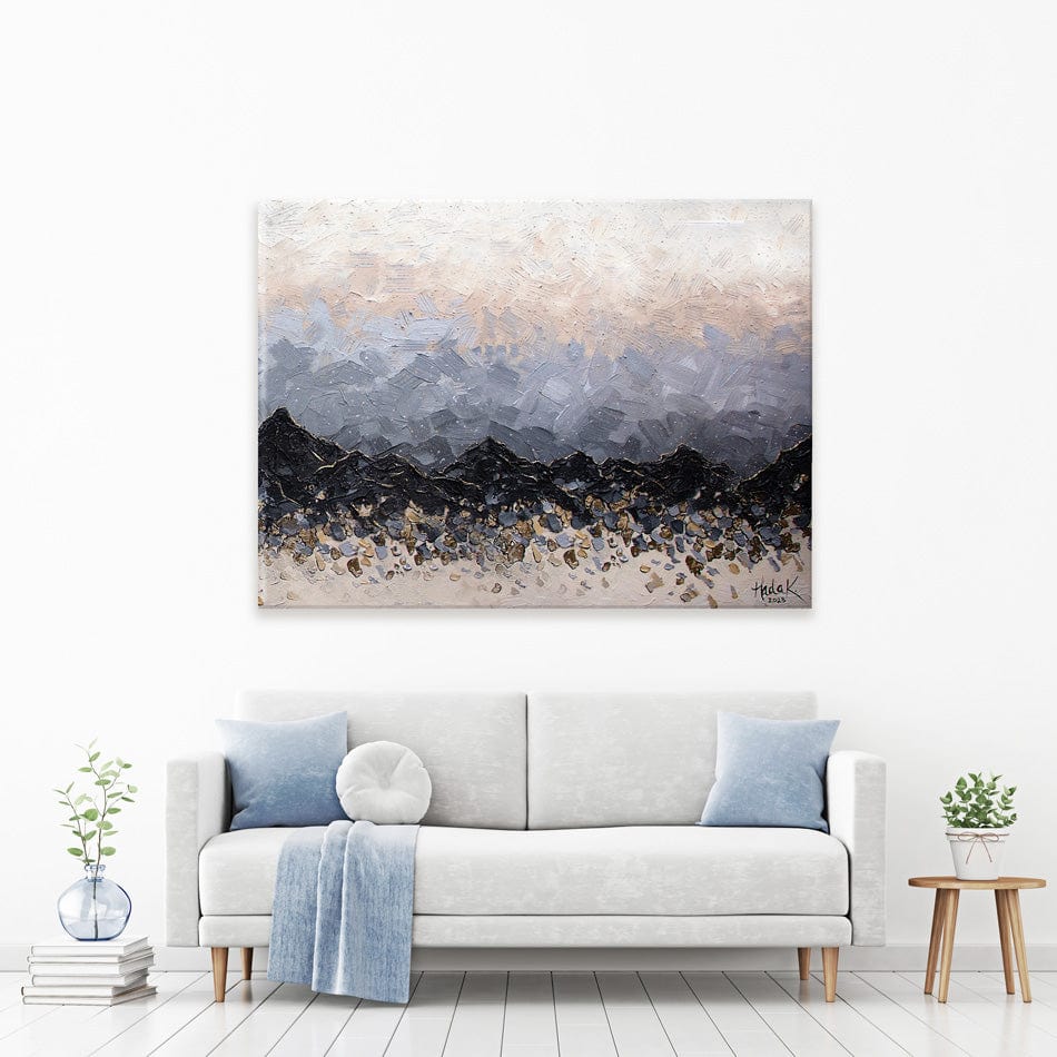 Champagne Peaks Canvas Print wall art product Expression By Nada