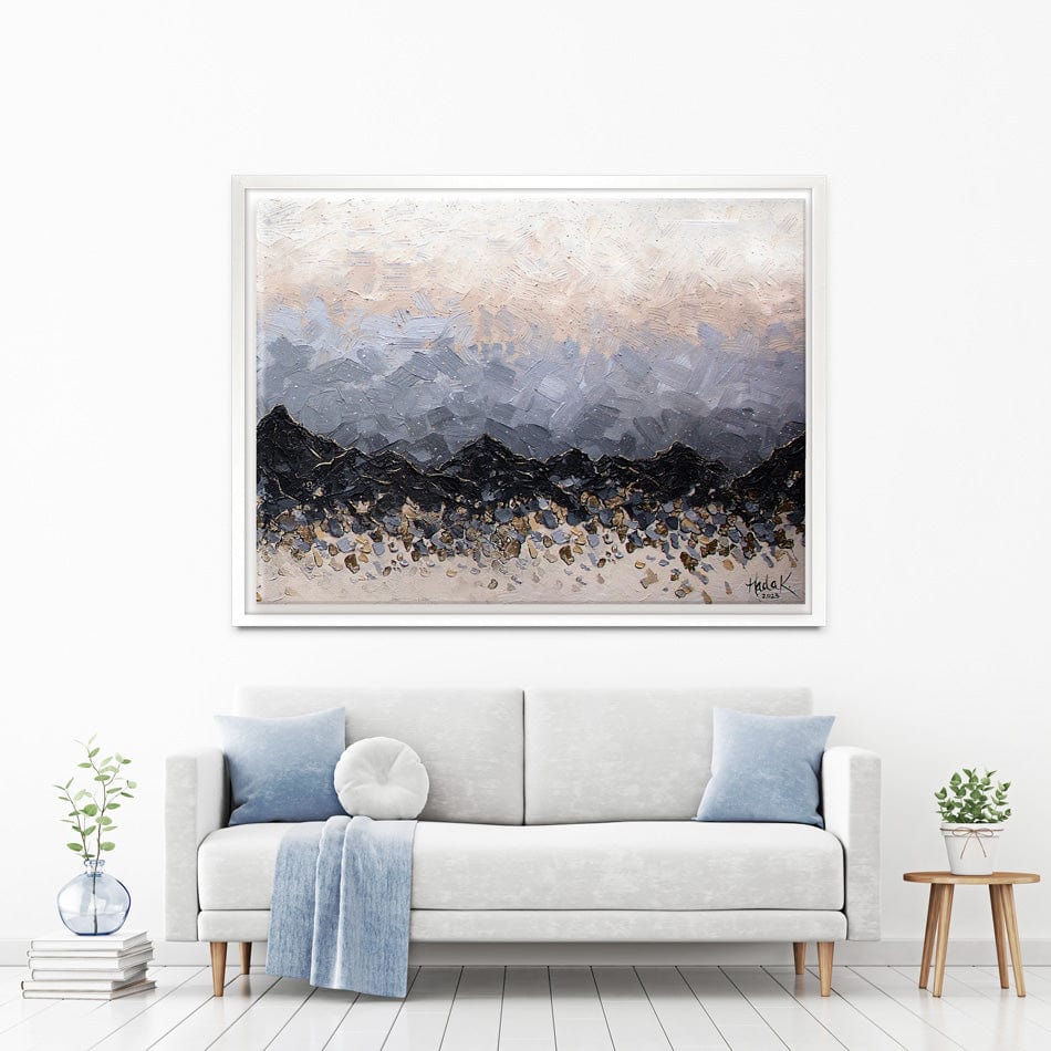 Champagne Peaks Canvas Print wall art product Expression By Nada