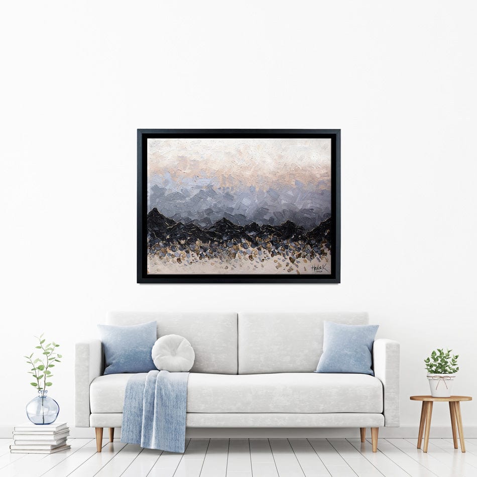 Champagne Peaks Canvas Print wall art product Expression By Nada