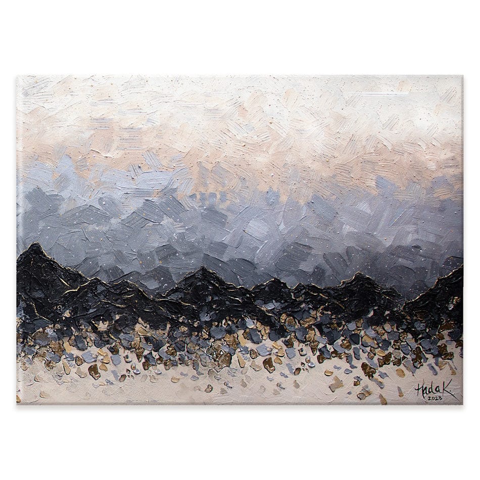Champagne Peaks Canvas Print wall art product Expression By Nada