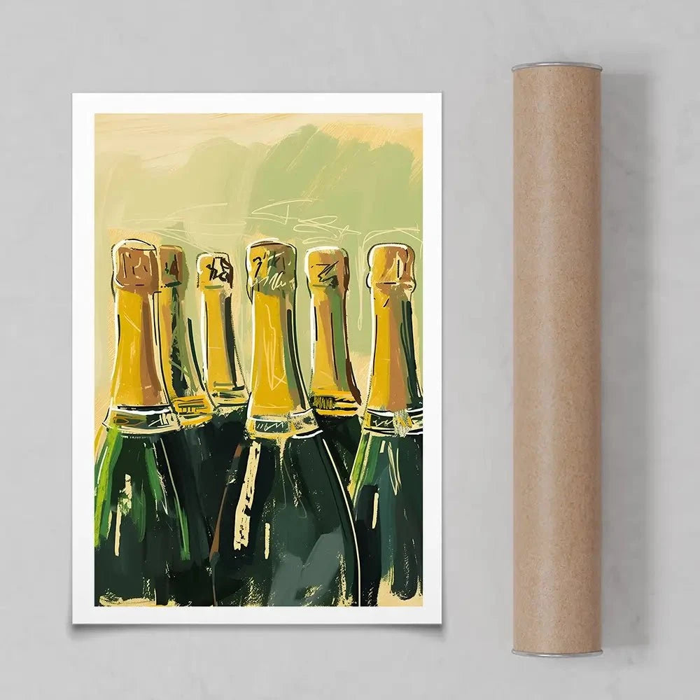 Champagne Please Art Print Champagne Please Art Print wall art product Art Print Shop