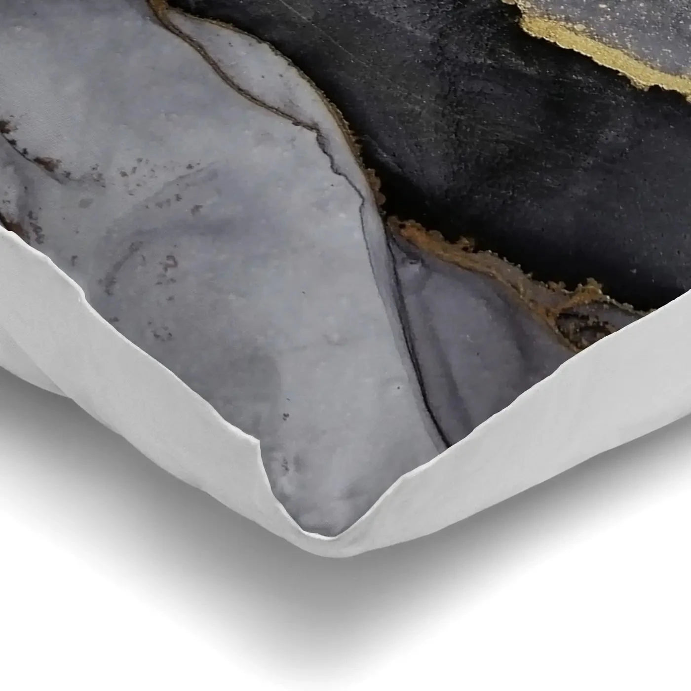 Charcoal Marble Abstract Cushion Charcoal Marble Abstract Cushion wall art product coldsun777 / Shutterstock