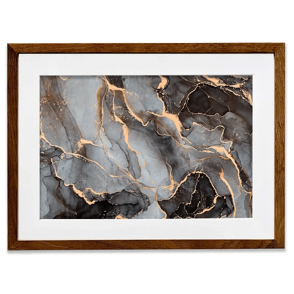 Charcoal Marble Framed Art Print Charcoal Marble Framed Art Print wall art product djero.adlibeshe yahoo.com / Shutterstock