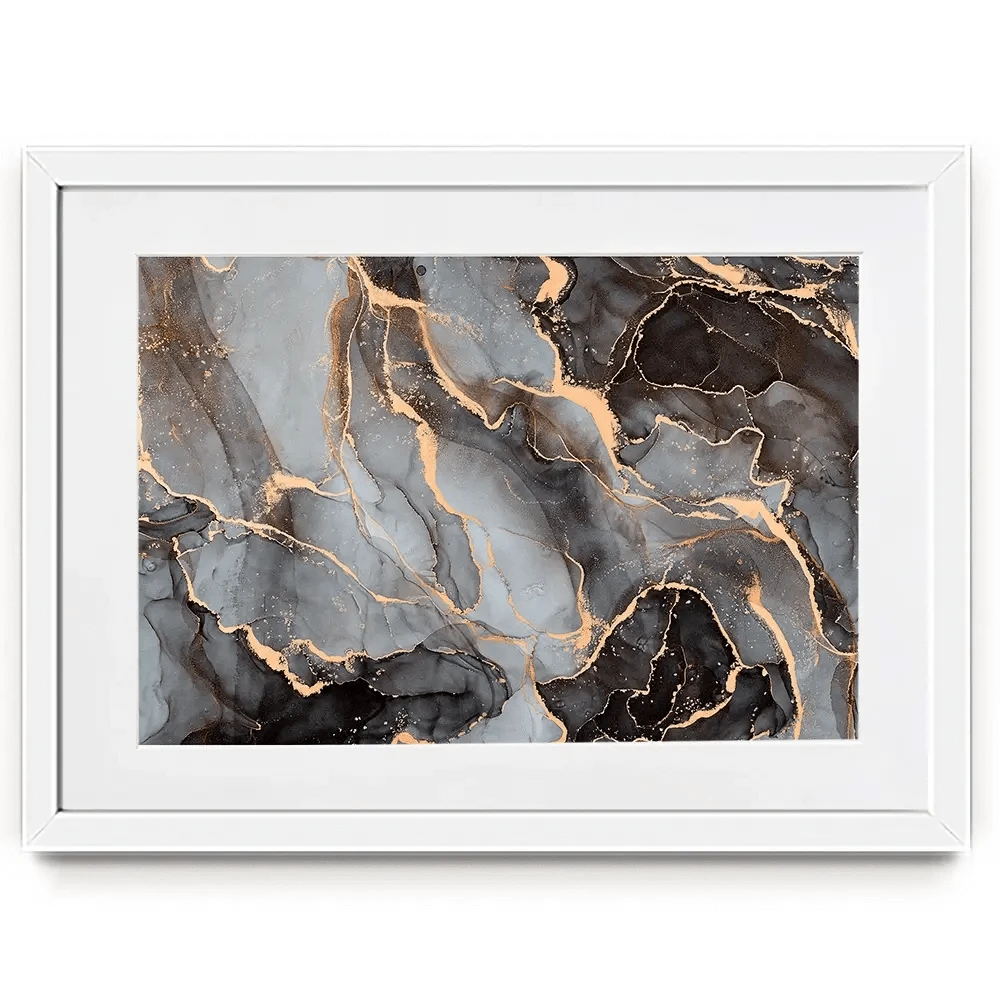 Charcoal Marble Framed Art Print Charcoal Marble Framed Art Print wall art product djero.adlibeshe yahoo.com / Shutterstock