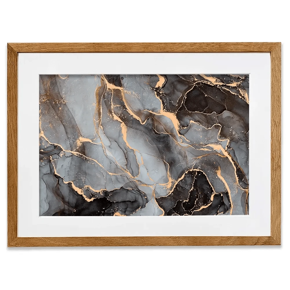 Charcoal Marble Framed Art Print Charcoal Marble Framed Art Print wall art product djero.adlibeshe yahoo.com / Shutterstock