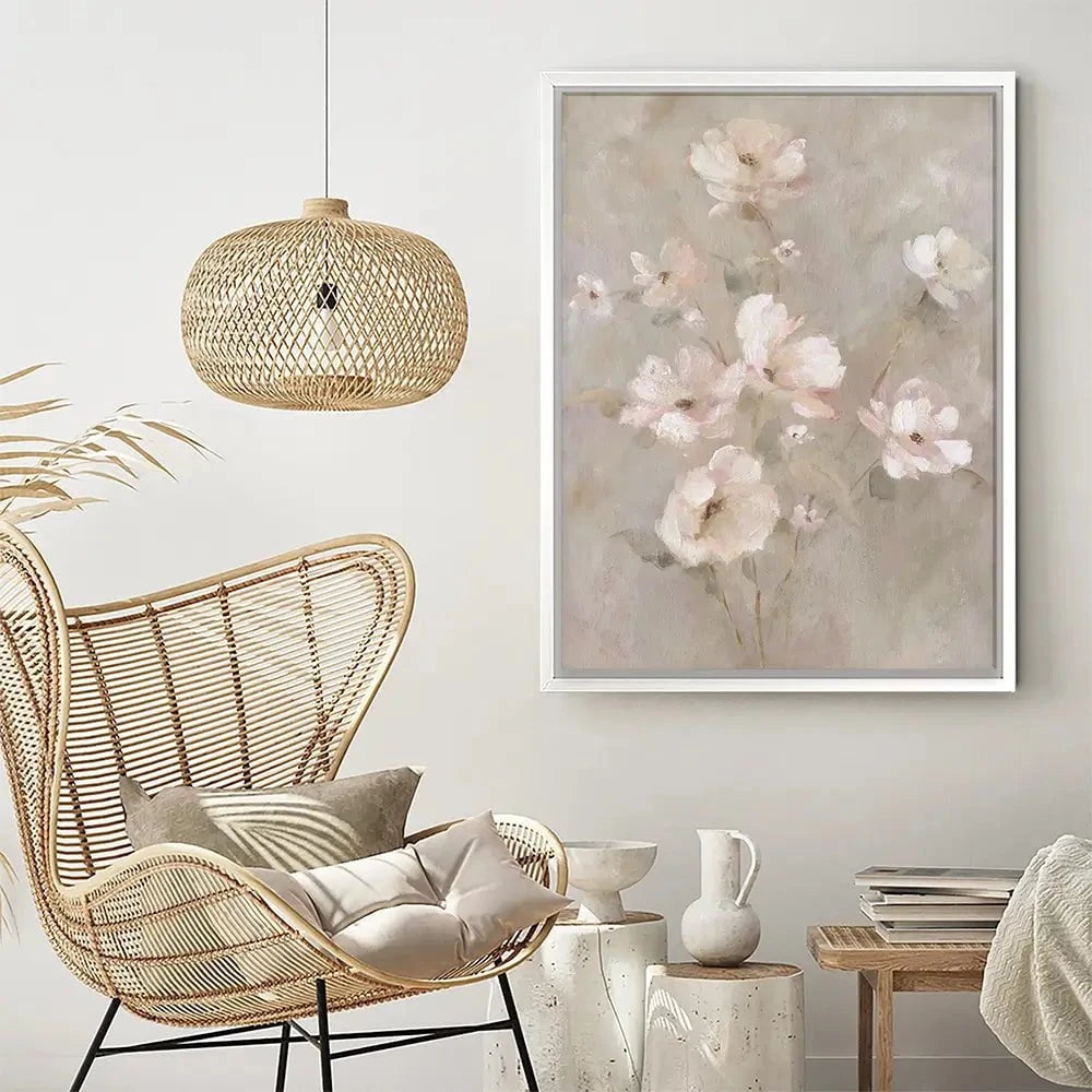Charming Blush Bouquet Canvas Print Charming Blush Bouquet Canvas Print wall art product Carol Robinson