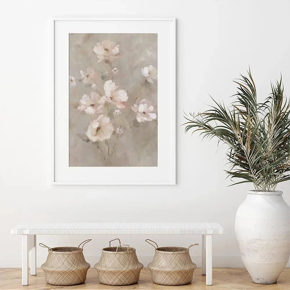 Charming Blush Bouquet Framed Art Print Charming Blush Bouquet Framed Art Print wall art product Carol Robinson
