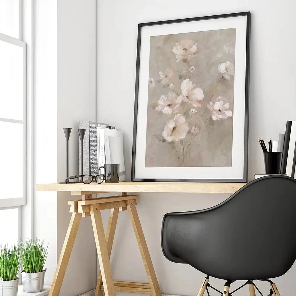 Charming Blush Bouquet Framed Art Print Charming Blush Bouquet Framed Art Print wall art product Carol Robinson