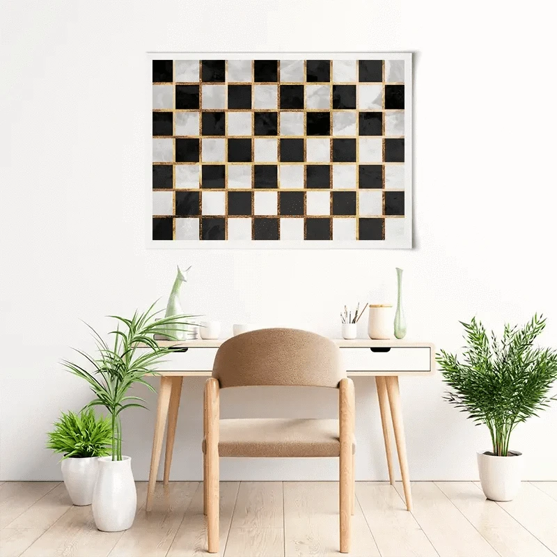 Checkerboard Art Print Checkerboard Art Print wall art product Sarah Manovski