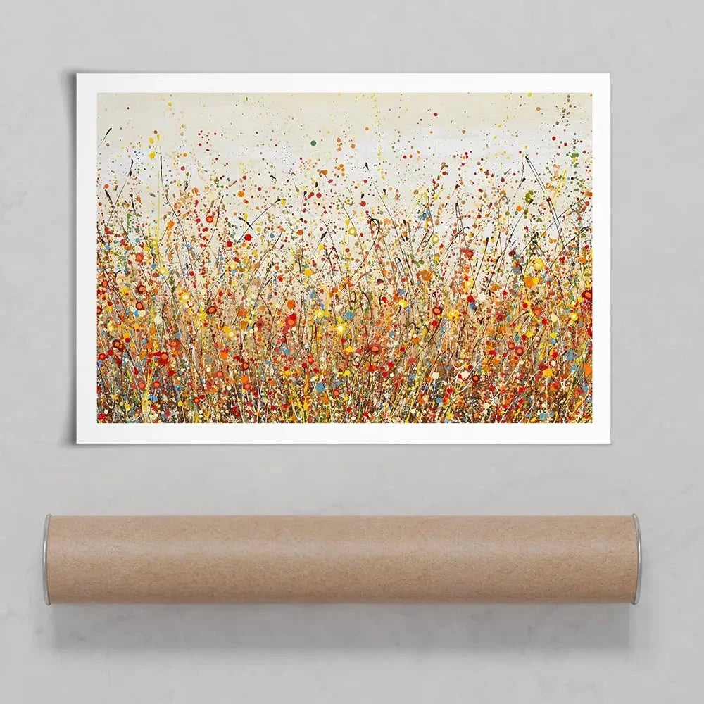 Cheerful Autumn Art Print Cheerful Autumn Art Print wall art product Olga Tkachyk