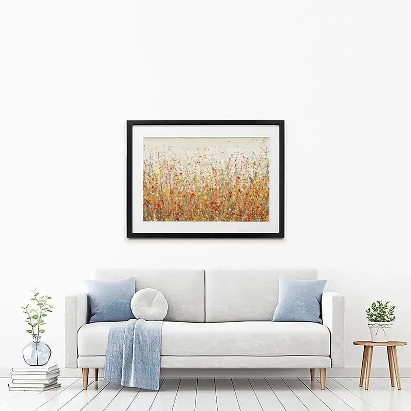 Cheerful Autumn Framed Art Print Cheerful Autumn Framed Art Print wall art product Olga Tkachyk