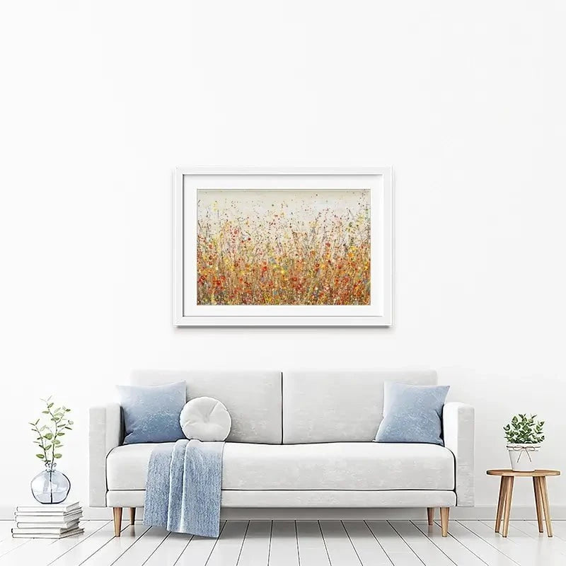 Cheerful Autumn Framed Art Print Cheerful Autumn Framed Art Print wall art product Olga Tkachyk